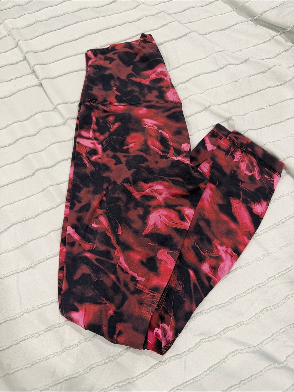 lululemon athletica Pink & Black Abstract Print Align High-Rise Leggings